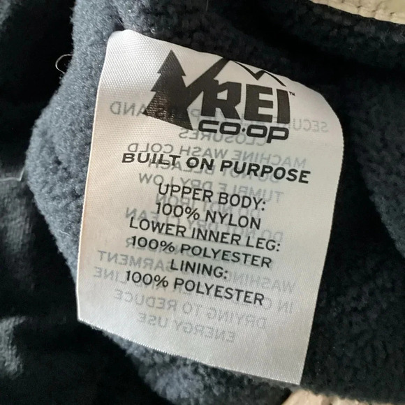 Rei Kids ski snowboard pants Medium 10/12 - Purple /Navy Blue - Picture 2 of 5